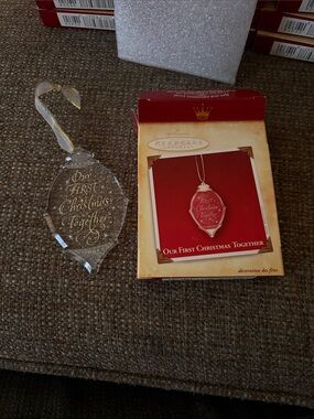 Vintage Retired Hallmark Keepsake 'Our First Christmas Together' 2004 Ornament